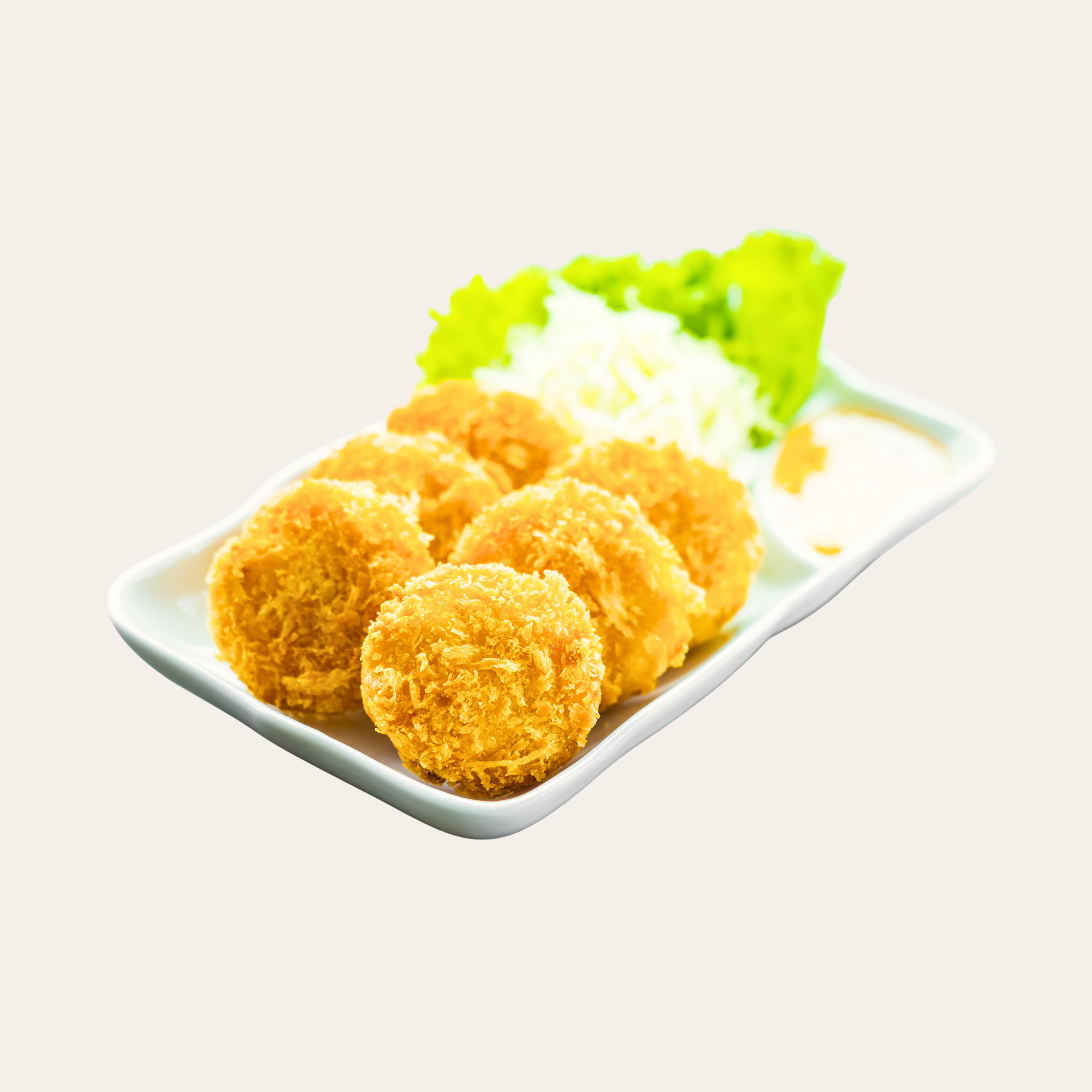 Панирани топени сиренца в корнфлейкс